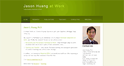 Desktop Screenshot of jasonhuangatwork.com